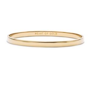 NWT kate spade heart of gold bangle